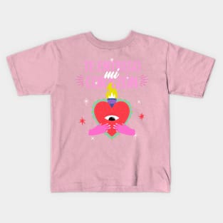 Corazon Amor Heart Love Kids T-Shirt